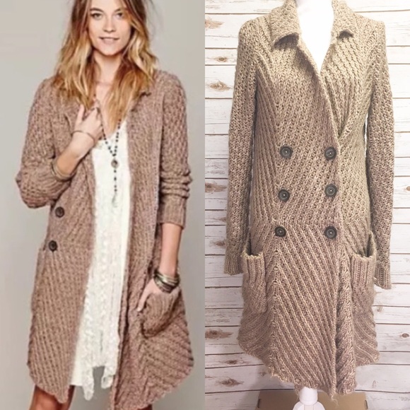 Free People Sweaters - Free People Buttermilk Biscuit Duster Sweater